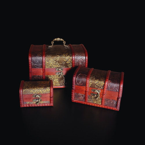 Wooden Box Medium Set - 3 pcs