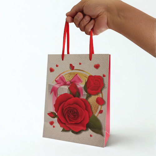 Large Red Gift Bag - 12 pcs