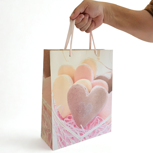 Large Pink Gift Bag - 12 pcs