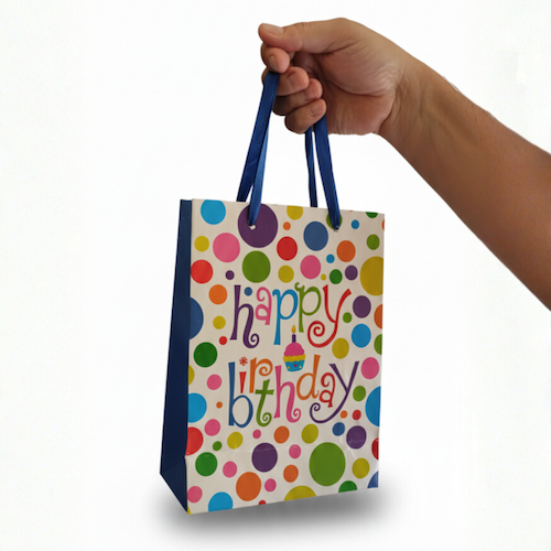 Dark Blue Medium Gift Bag - 12 pcs