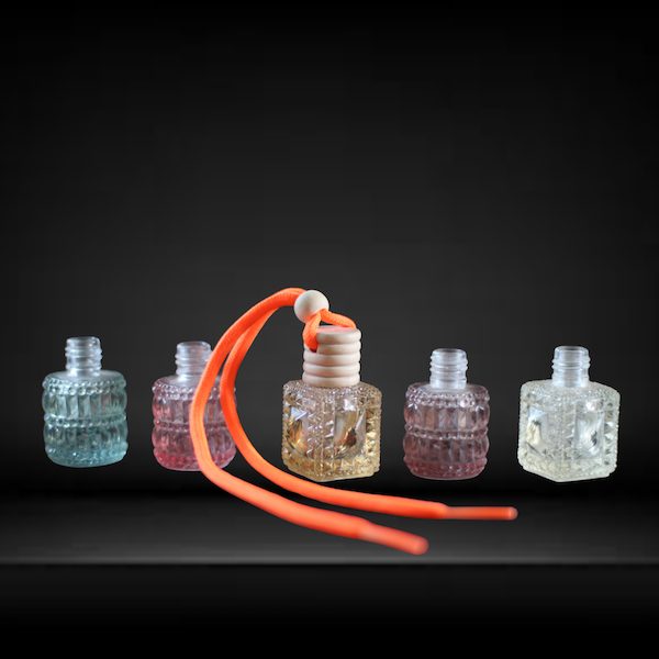 Car Hanging Empty Glass Perfume Bottles