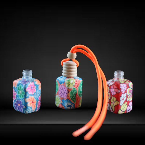 Car Hanging Empty Glass Perfume Bottles